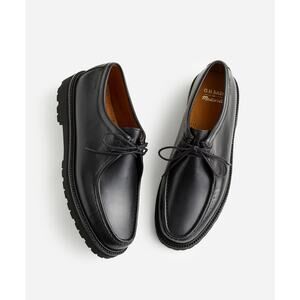 Madewell x G.H.BASS Wallace Leather Moc Lug Sole Moccasin Black Mens Size 8 NEW
